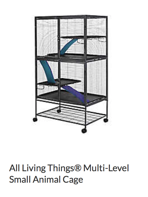 Multi level rat clearance cage